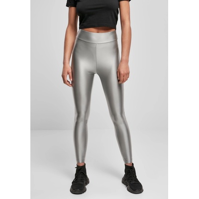 Urban Classics Дамски клин в сребрист цвят Urban Classics Highwaist Shiny MODEL494 SALE - , размер L