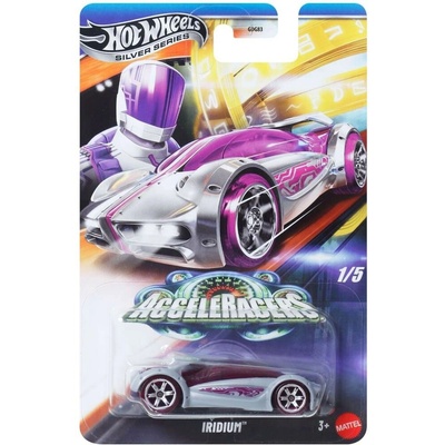 Mattel Hot Wheels SILVER SERIES AcceleRacers IRIDIUM JCB92 1:5