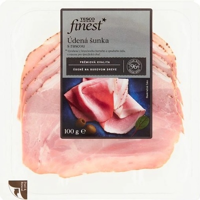 Tesco Finest Údená šunka s rascou 100 g