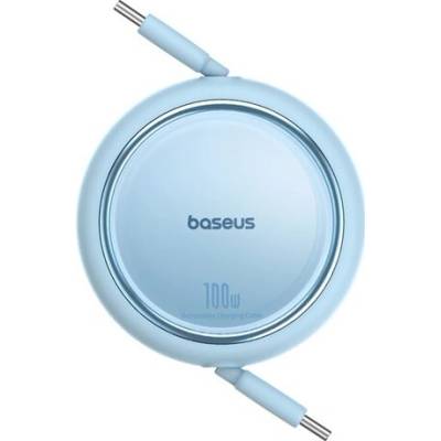 Baseus P10364500311-00 Free2Draw Mini USB Type-C 100 W automatický navíjací rýchlonabíjací dátový 1m modrý