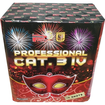 PROFESSIONAL 5 kompaktní ohňostroj 16 výstřelů KALIBR 50 mm