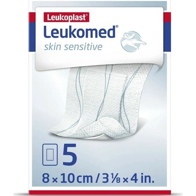 Leukomed Skin Sensitive 8 x 10 cm 5 ks netk.krytí