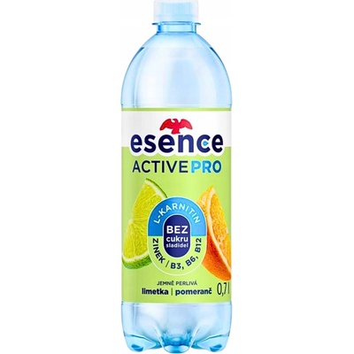 Mattoni Esence Active Pro jemné perlivá minerální voda limetka a pomeranč 0,7 l