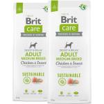 Brit Care Dog Sustainable Adult Medium Breed 2 x 12 кг