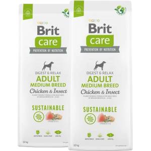 Brit Care Dog Sustainable Adult Medium Breed 2 x 12 кг