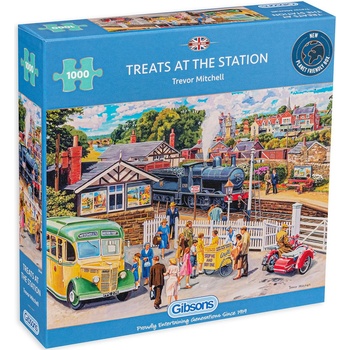 Gibsons Пъзел Gibsons от 1000 части - На гарата (G6341)