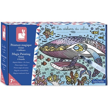 Janod Творчески комплект Janod - Магическа картина, Океан (J07990)