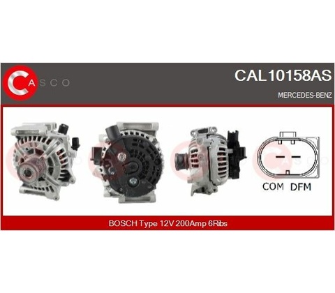 generátor CASCO CAL10158AS