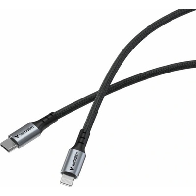 Verbatim 31844 USB USB C samec - USB lightning samec, 60W, 1.2m, černý