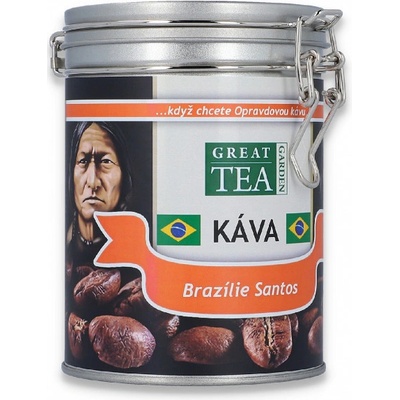 Great Tea Garden Káva Brazílie Santos mletá 200 g