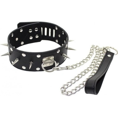 Leather Collar with leash