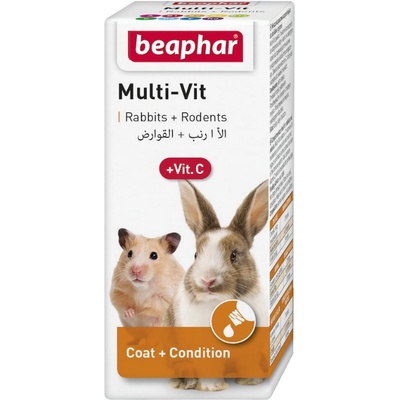 Beaphar MULTI-VIT SM. ANIMAL + VIT. C 20 мл - витаминен препарат за зайци и гризачи