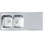 Alveus Classic Pro - Мивка 140х60 см, неръждаема стомана 1132129 (1132129) Мивка за вграждане