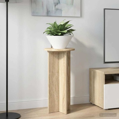 vidaXL Стойка за растения 2 бр. Дъб сонома 29, 5 x 29, 5 x 60 см (899719)