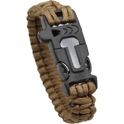 Gaira náramek Survivor 3379 hnědá