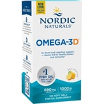 Nordic Naturals Omega-3D 690 mg [120 Гел капсули] Лимон