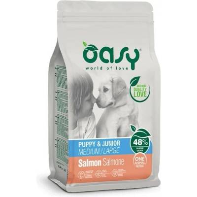 OASY One Animal Protein Puppy & Junior Medium & Large Salmon 12 kg