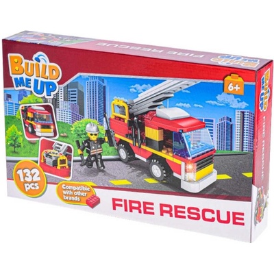 BuildMeUp stavebnice Fire rescue 132 ks