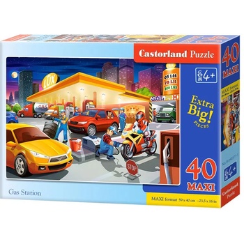 Image 1 of Castorland - Puzzle Gas Station 40 maxi - 40 - 99 piese