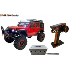DF-4S PRO Crawler červený 313mm 1:10 naviják LED DF drive and fly models RC_308122 RTR 1:10