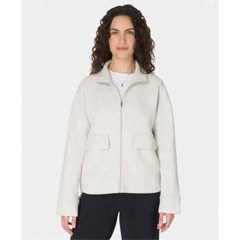 Sweaty betty SB Winddown Zip Ld62 - Ice Grey Marl