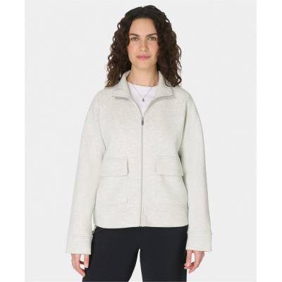 Sweaty betty SB Winddown Zip Ld62 - Ice Grey Marl