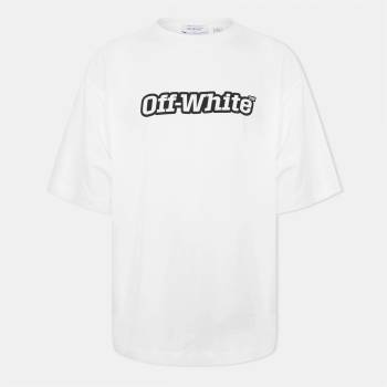 Off White Тениска Off White Men's Outline Skate Graphic T-Shirt - White-Black
