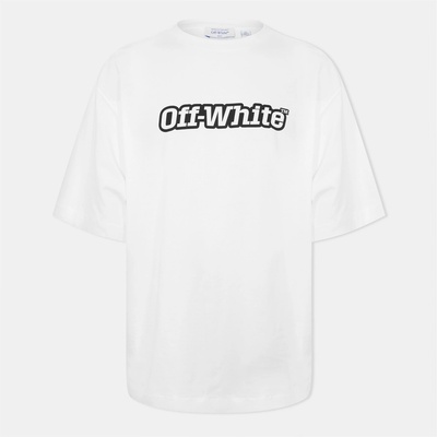 Off White Тениска Off White Men's Outline Skate Graphic T-Shirt - White-Black
