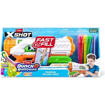 Zúru X-Shot vodná pištoľ s vodnými balónikmi Tropical Splash Pack