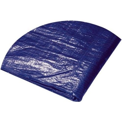 LEVIOR Zakrývacia plachta okrúhla 120g/m² 3,2-3,6 m modrá/strieborná