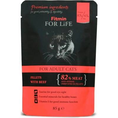 Fitmin Cat adult beef 28 x 85 g