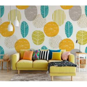 Art Gift Decor Фототапет Цветна стена