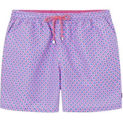 Hackett Бански гащета Hackett Floral Geo swimming shorts - Blue (Marine Blue)