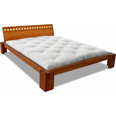 futons.cz Wood 03 natural alder bed olše / Višeň tmavá