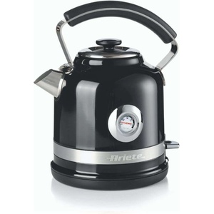 Ariete Електрическа кана Ariete Moderna, 2000W, Тяло от стомана с вместимост 1.7 л. , Филтър, 360° основа, Термометър, Видимо ниво на водата - ЧЕРЕН (AR-00C285402AR0) Електрически кани