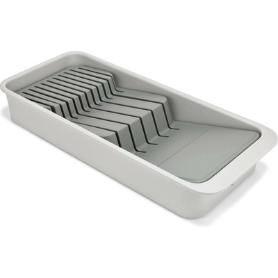 Organizér na nože DRAWERSTORE 8500013 40 x 17 cm, šedá, plast, Joseph Joseph