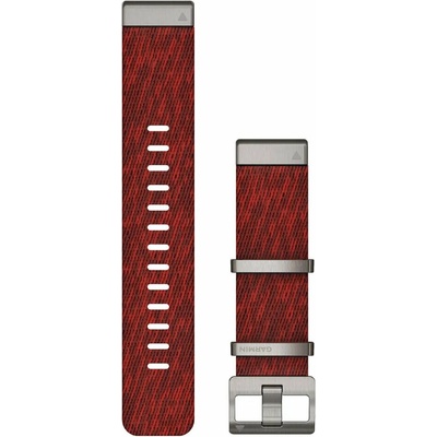 Garmin Nylonový remienok 22mm (pre Garmin Fenix 8/7/6 (47mm), Epix 2 aj.), červený V2, QuickFit, 010-12738-22
