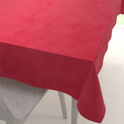 Biante Zamatový obdĺžnikový obrus Velvet Premium SVP-049 Jahodovo červený 140x160 cm
