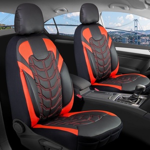 Streetech 3D Тапицерия за седалки кожена Streetech Classy - черна с червени елементи (EG-MDX35-101)