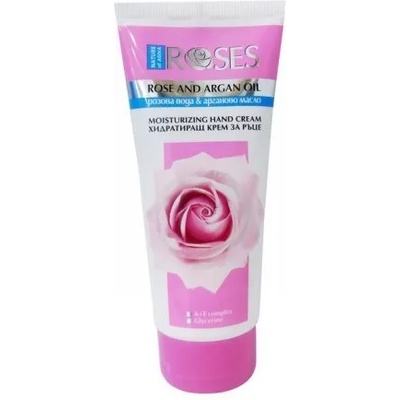 Agiva Nature of Agiva Roses Moisturizing Hand Cream - Хидратиращ крем за ръце с розова вода и арганово масло 75мл