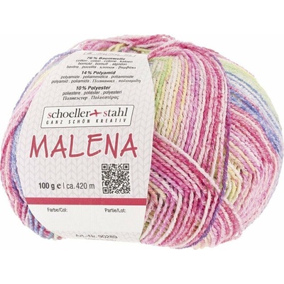 Schoeller+Stahl MALENA - 76% bavlna, 14% polyamid, 10% polyester - Ručně pletací příze Barva: 109. rainbow