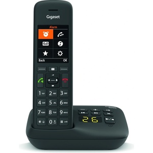 Gigaset Телефон Gigaset C575A със секретар, черен (S30852-H2927-B101) Телефонни апарати