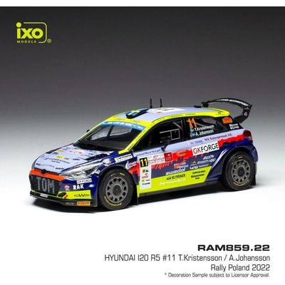 Ixo Hyundai i20 R5 11 Rally Poland 2022 Kristensson / Johansson 1:43