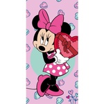 Jerry Fabrics Розова хавлиена детска кърпа 70x140 cm Minnie - Jerry Fabrics (23TW305)