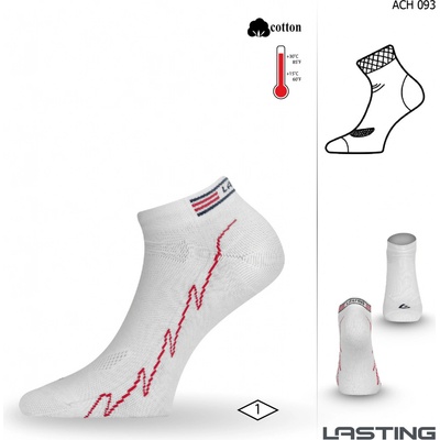 Lasting ACH ponožky pro aktivní sport 058 bílá – Hledejceny.cz