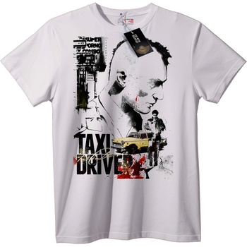 NOONEBRAND Тениска Taxi Driver - 2XL, White