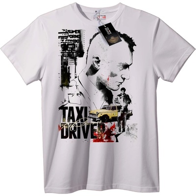 NOONEBRAND Тениска Taxi Driver - 2XL, White
