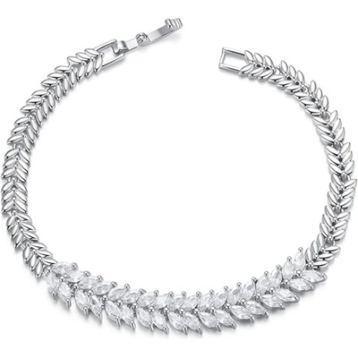 Éternelle Luxusní náramek Swarovski Elements Josina NR2253-YIB067-A/19 stříbrná