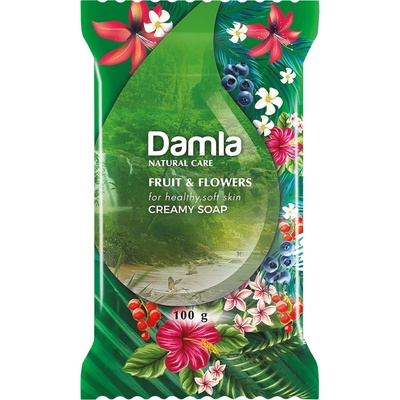 Tuhé zvhlčujúce mydlo DAMLA OK 100 g FLOWER