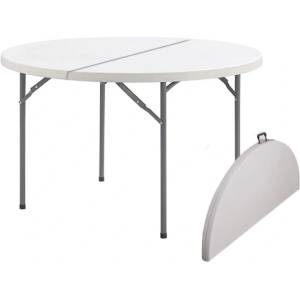 Horecano TB-Кетъринг маса кръгла сгъваема Ø180xh74cm (ZY-180)ECO LINE (0195386)